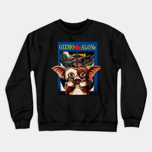 Gizmo Alone Crewneck Sweatshirt by BER